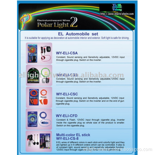 "Polar Light 2" EL Wire,EL cable.EL light,EL car erie